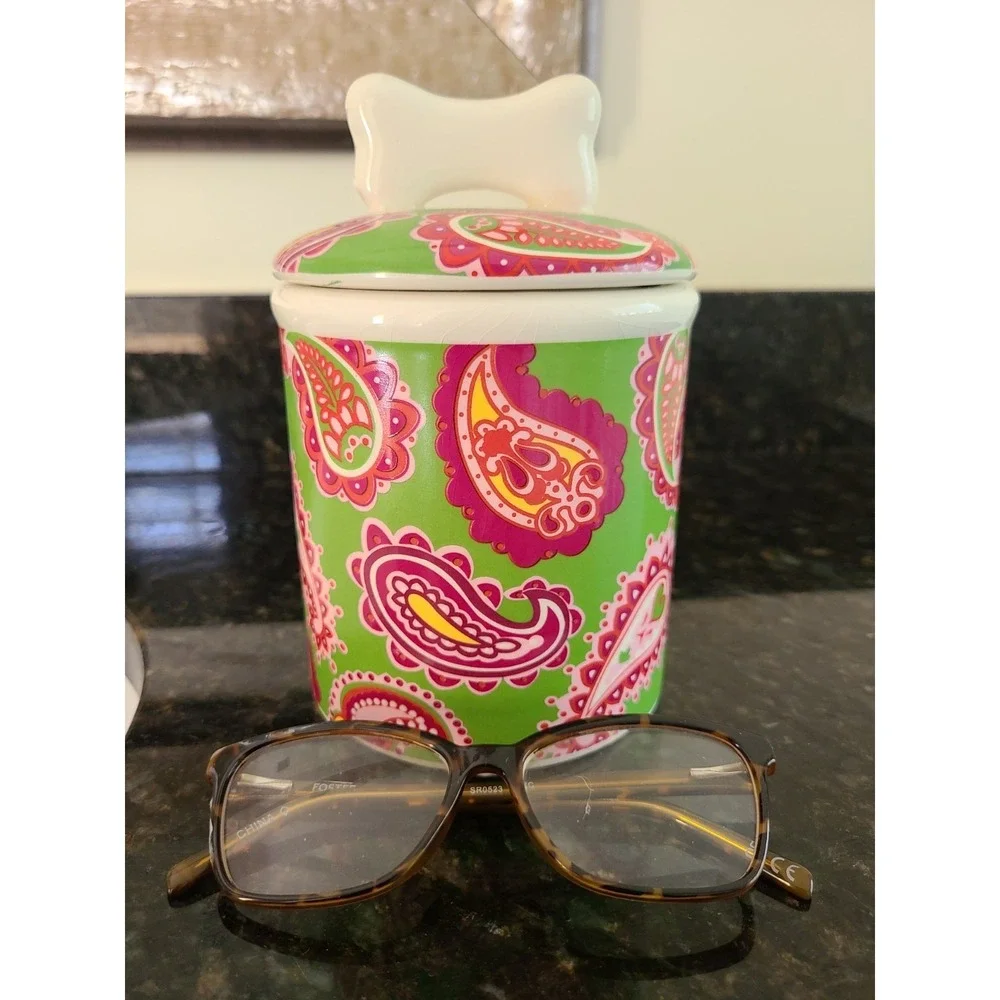Treat/Food Jar Ceramic For Dogs Or Cats